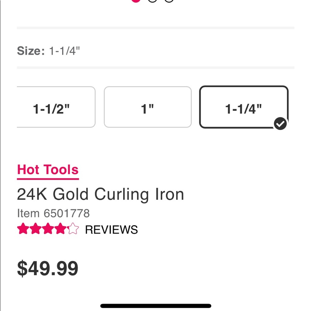 Curling iron/ wand